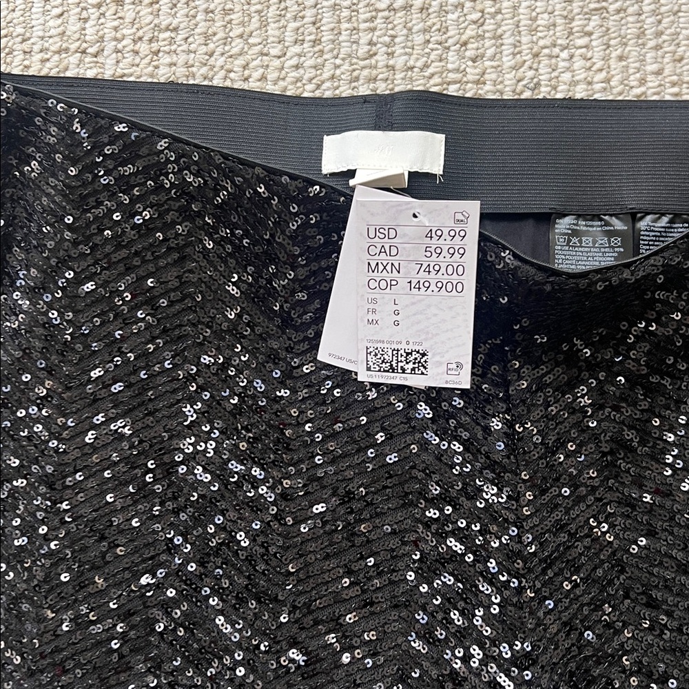 NWT H&M Sequin Pants - Picture 5 of 5